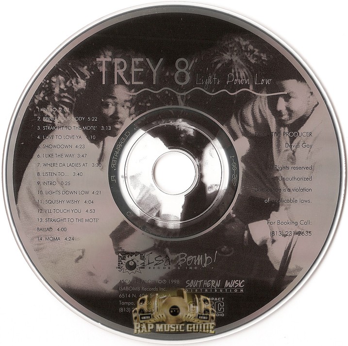 Trey 8 Lights Down Low CD Rap Music Guide